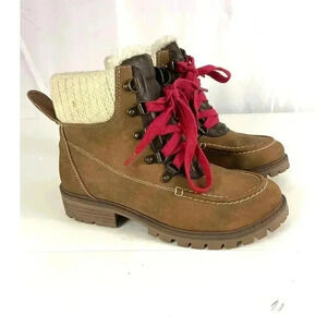 Unionbay Lace-Up Boots Ankle Booties Sz 6 Women's Larissa